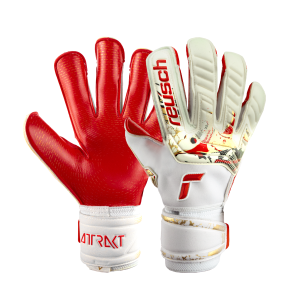 Reusch Attrakt Gold X GluePrint 5370975 1011 weiss rot gold 1